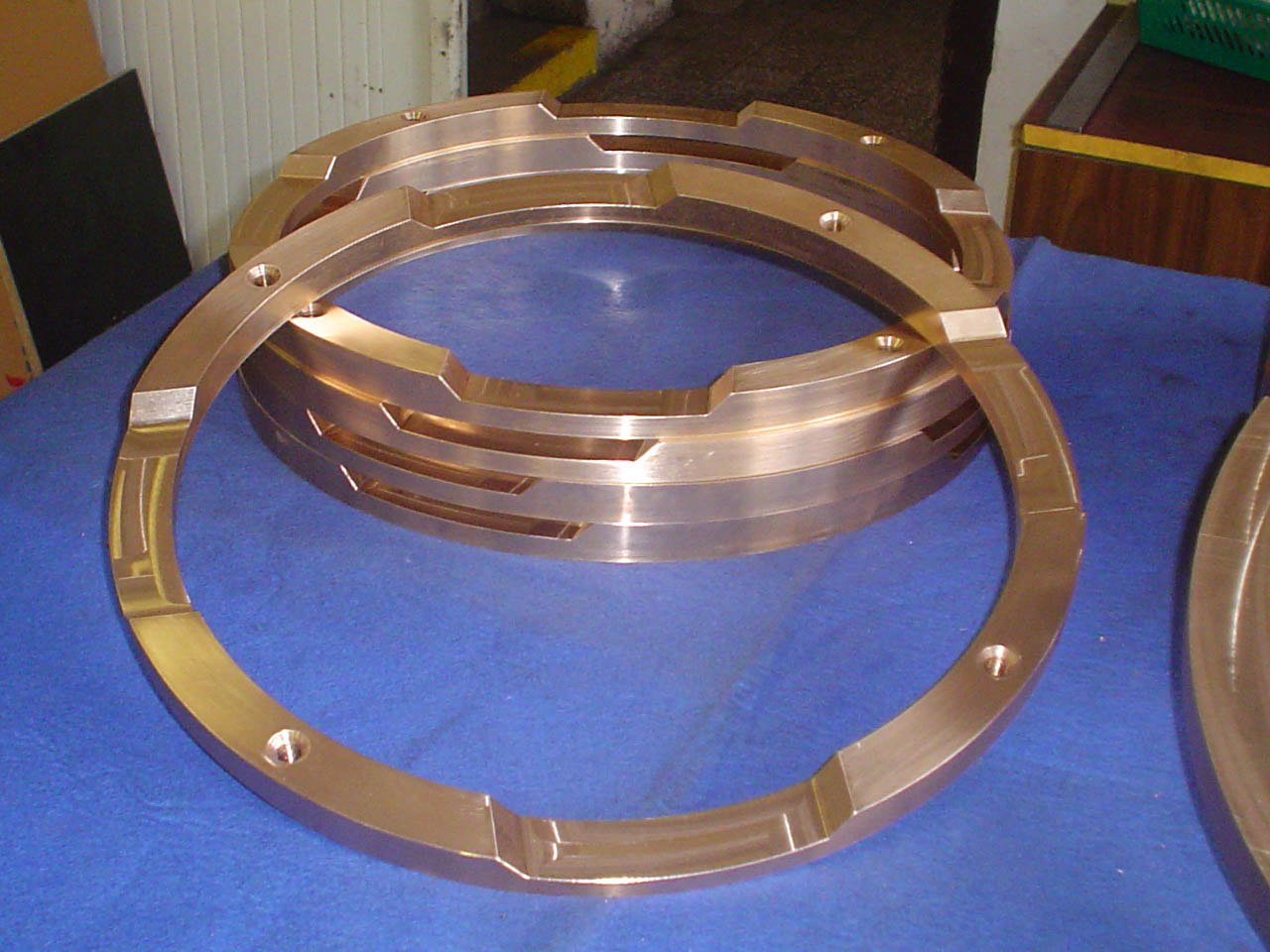Draaiwerk messing ringen